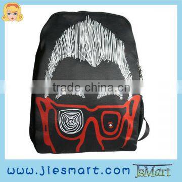 JSMART backpack photo bag customized rucksack abstract art MOQ FREE