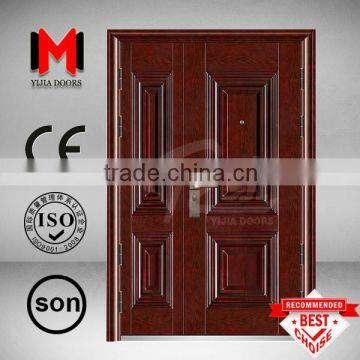 YIJIA fireproof double door for house , BS standard YJRH1510