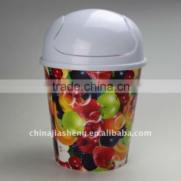 Plastic waste bin