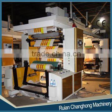 Changhong High Speed 4 Color Paper Flexographic Printing Machine