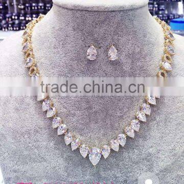 AAA Cubic zirconia Bridal necklace set