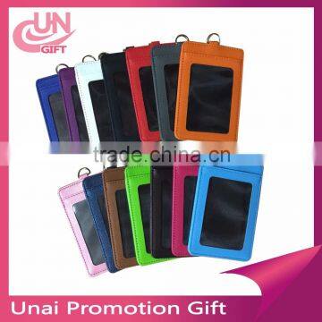 Customized fashion pu leather id card holder No Minimum Order