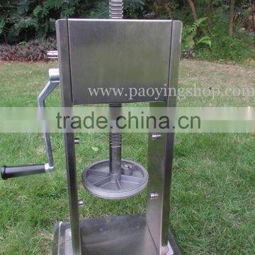 3L Commercial Stainless Steel Manual Hand Crank Sausage Stuffer and Churros Machine photo-3