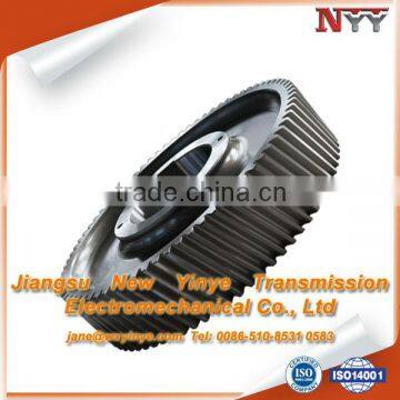 Grinding teeth 17CrNIMo6 left hand helical gear