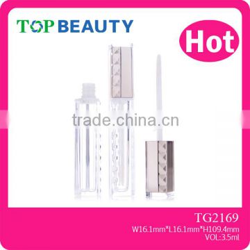 TG2169- 3.5ml Square Cute Empty Brand Name Lip Gloss