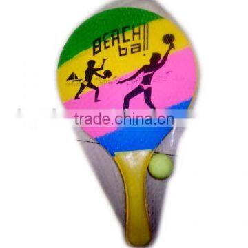 Beach paddle ball set / wooden paddle ball /Beach racket