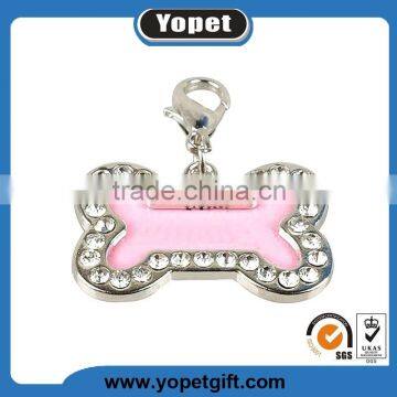 Pink Color Crystal Dog Tag Laser Engraving Machine