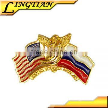 flag pin emblem