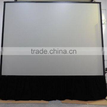 rear and front fast fold projection screen