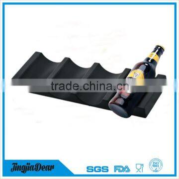 Wholesale eco-friendly feature removal silicone wine rack