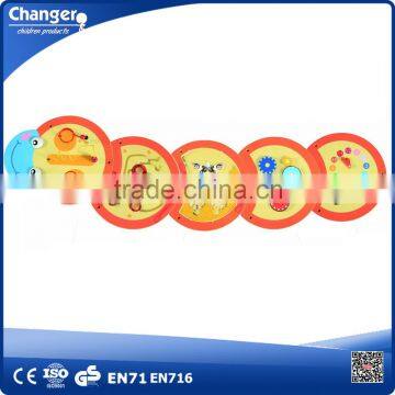 Children Preschool Wall Wooden Educational Toy Wall Puzzle Game Intelligent Toys for Kids photo-6