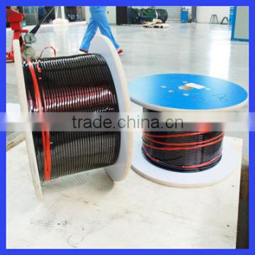 Colored enameled flat copper wire for motor winding