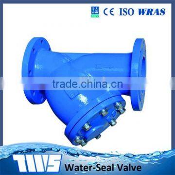 DN 100 PN 10/16 Cast Iron Flanged Connection Y-type Strainer