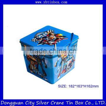 Christmas cartoon cookie tin box