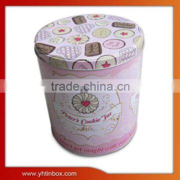 customised round tin box