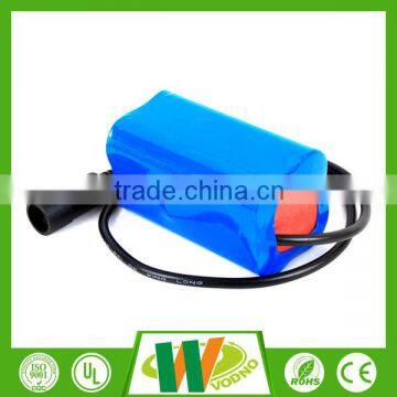 Factory direct rechargeable battery pack 12v/2a li ion battery pack