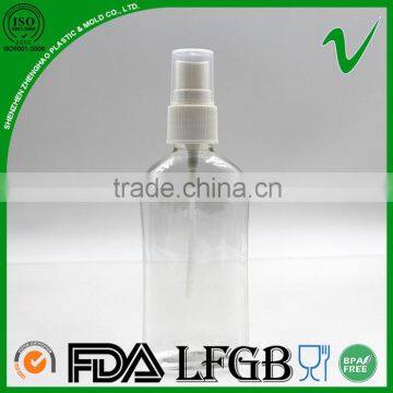Hot sale clear empty perfume bottle 100ml with spray
