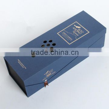 Luxury Cardboard wine bottle pack box,wholesale wine boxes,packaging boxes