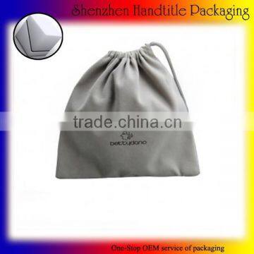 China supplier travel custom drawstring velvet jewelry bag