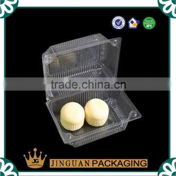 Clear transparent clamshell cake packaging box