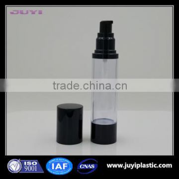 Plastic cosmetic bottles, airless pump bottles for packaging,plastic bottles