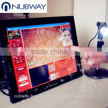 professional made in Taiwan skin analysis camera polarizing lens desktop face skin test machine