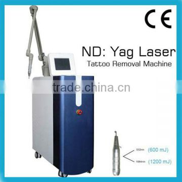 Q Switch 1064nm 532nm 1320nm Nd YAG 800mj 1064/532 Laser Tattoo Removal/hair Removal Machine 532nm