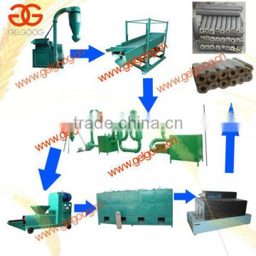 Charcoal making line/sawdust charcoal making line PRICE