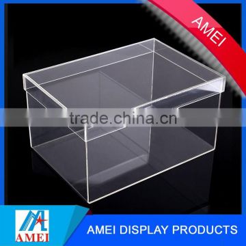 Top grade transparent acrylic Nike shoe boxes