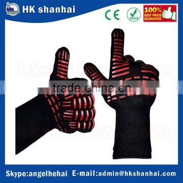 hot new products for 2016 shanhai 100% food grade heat resistant silicone coating non slip BBQ Grilling Cooking Gloves