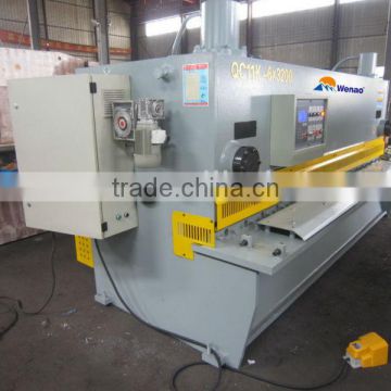 cutting machine suppliers / cutting machine price/CNC Hydraulic Swing Beam Shear QC12Y-6X5000, CE and ISO