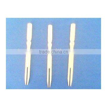 Disposable 100% natural bamboo fruit fork
