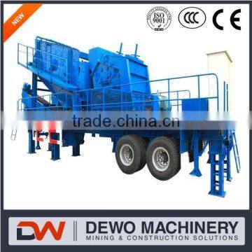 high demand Mobile track impact crushing plant