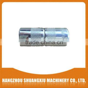 auto parts hydraulic grease coupler with chrome plated