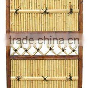 outdoor bamboo fence