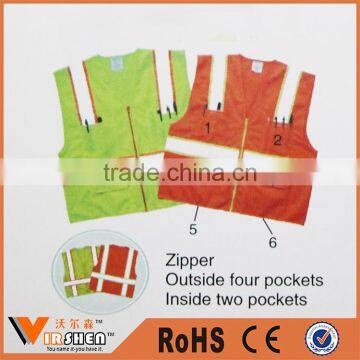 Reflective Safety Clothing Airport Walking Safety Vest With Pockets photo-4