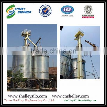 galvanized bulk kernel storage silo