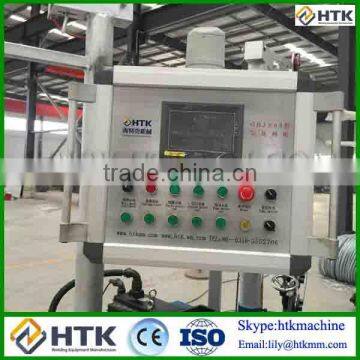 PLC automatic Cheap plastic coated chain link fencing machine