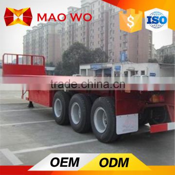 China small truck 40 ton light flatbed semi trailer