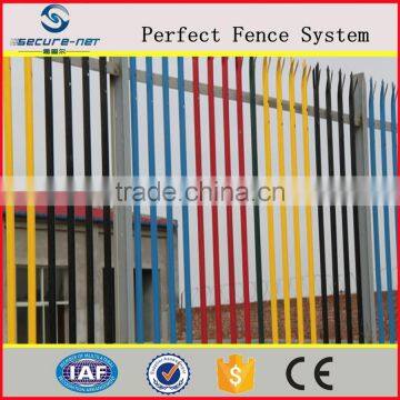 galvanized prefabricated steel palisade fence