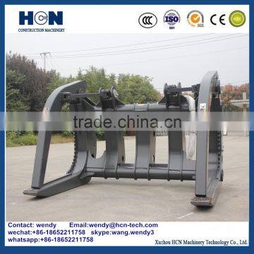 HCN BM06 LiuGong wheel loader attachment hydraulic woods grapple