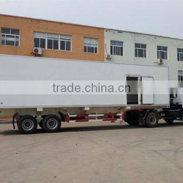 2015 Hot-sale 2axles Refrigerated Van Semi Trailer/3 Axles Refrigerator Freezer Truck
