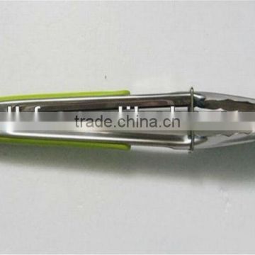 HF 298 common stainless steel tongs,food grade tong kitchenware