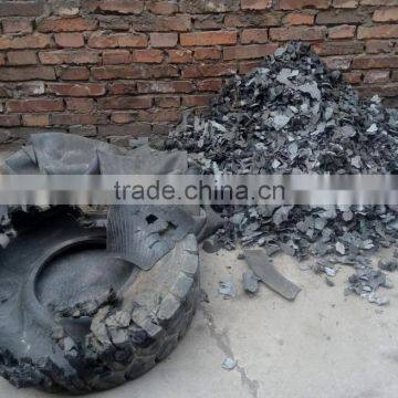 Tire rubber crusher / Waste tyre recycling shredder