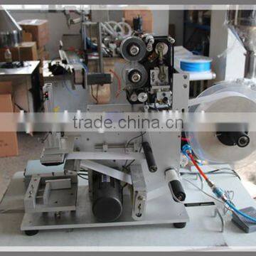 Flat Bottle Label Printing Machine,Semi Automatic Labeling Machine With Date Printer photo-3