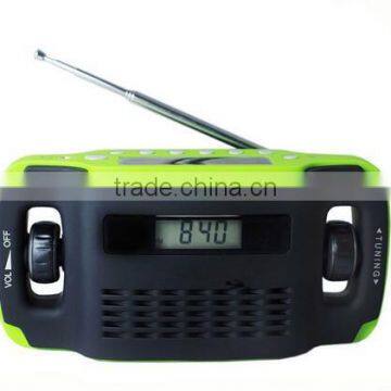 Hight Quality Low Price Crank Hand Solar Powered Radio AM/FM photo-4