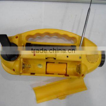 Solar Dynamo Radio With LED Torch and Cell Phone Charger and Thermometer photo-4