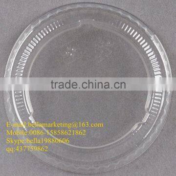 Disposable Polystyrene Lid for 2 Oz. Souffle Cup / Portion Cup photo-5