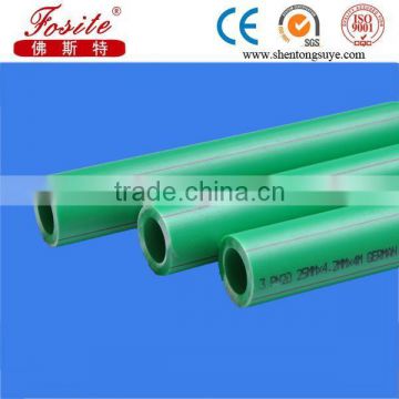 100% new material ppr green plastic pipe white