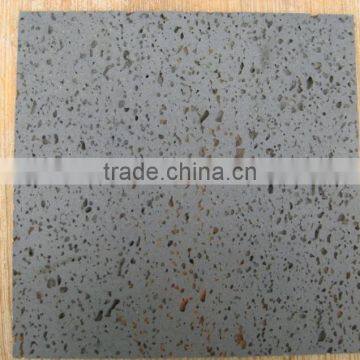 Lava stone tiles honed from Hainan province